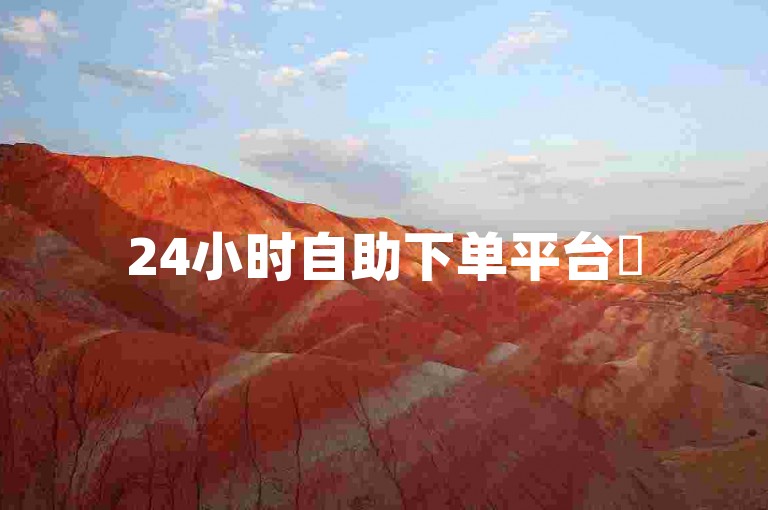 24小时自助下单平台✨