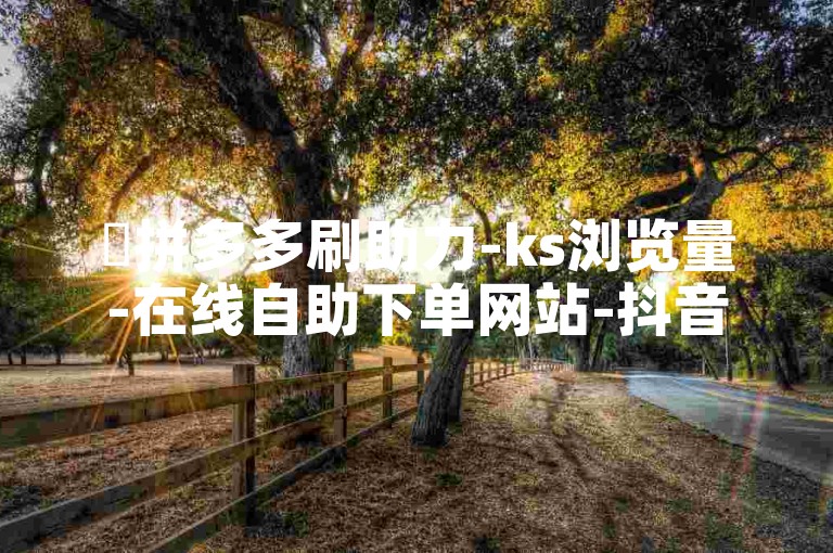 ✨拼多多刷助力-ks浏览量-在线自助下单网站-抖音点赞-全网业务自助下单平台卡盟
