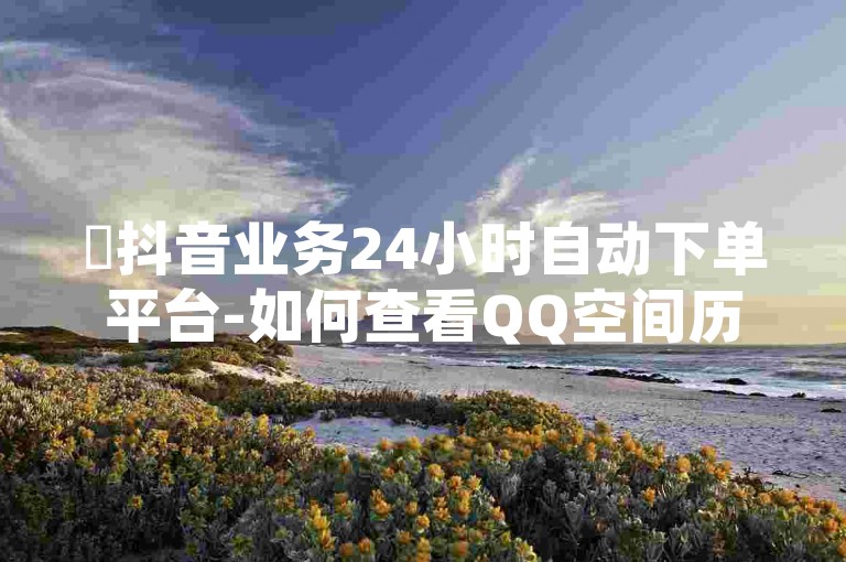 ✨抖音业务24小时自动下单平台-如何查看QQ空间历史访客✨