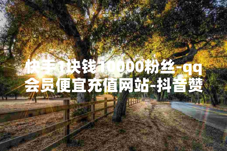 快手1块钱10000粉丝-qq会员便宜充值网站-抖音赞自助低价-快手-W怎么了✨